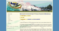 Desktop Screenshot of club77freccetricolori.it